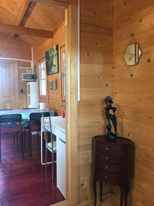 Kuchyň nebo kuchyňský kout v ubytování Cabana Monte do Castro