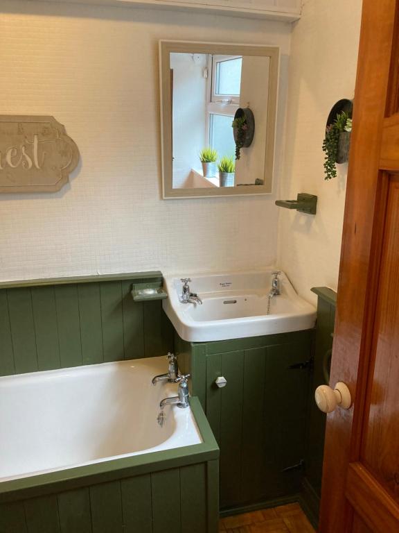 A bathroom at The Small House
