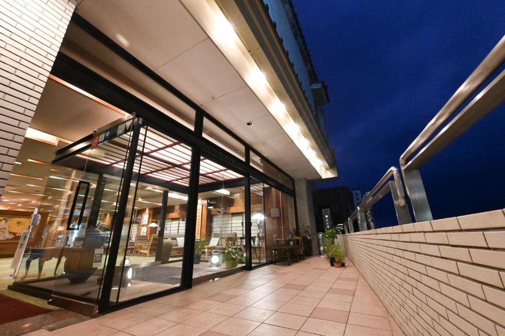 Budova, kde se ryokan nachází