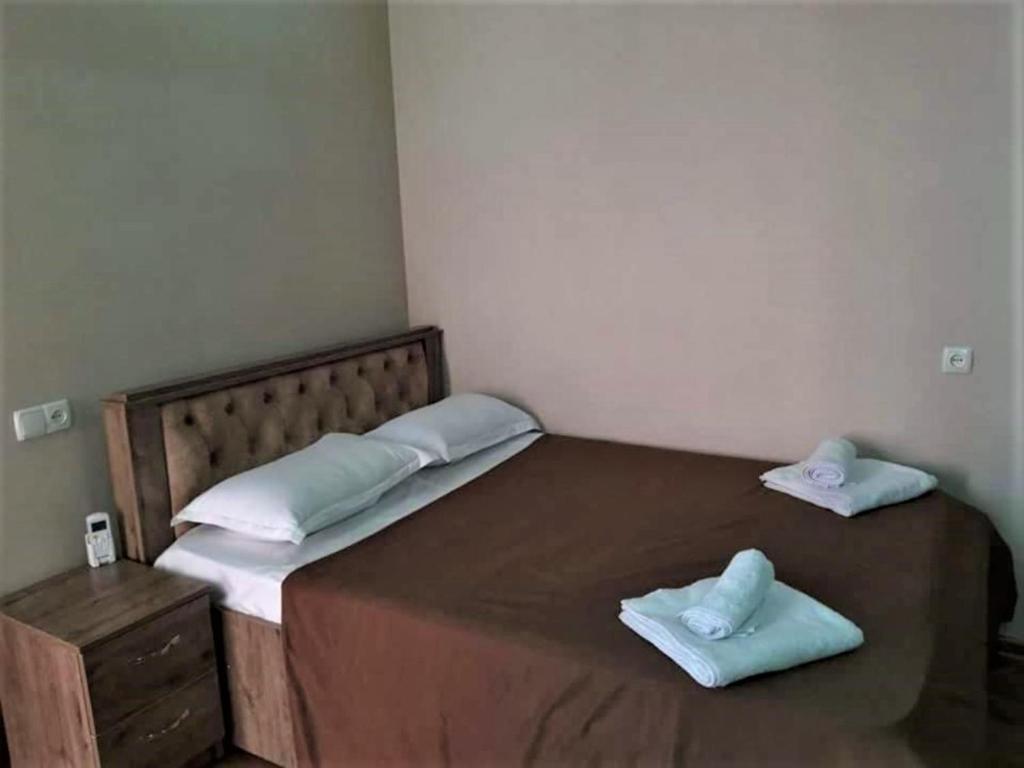Postel nebo postele na pokoji v ubytování Guesthouse Fatima