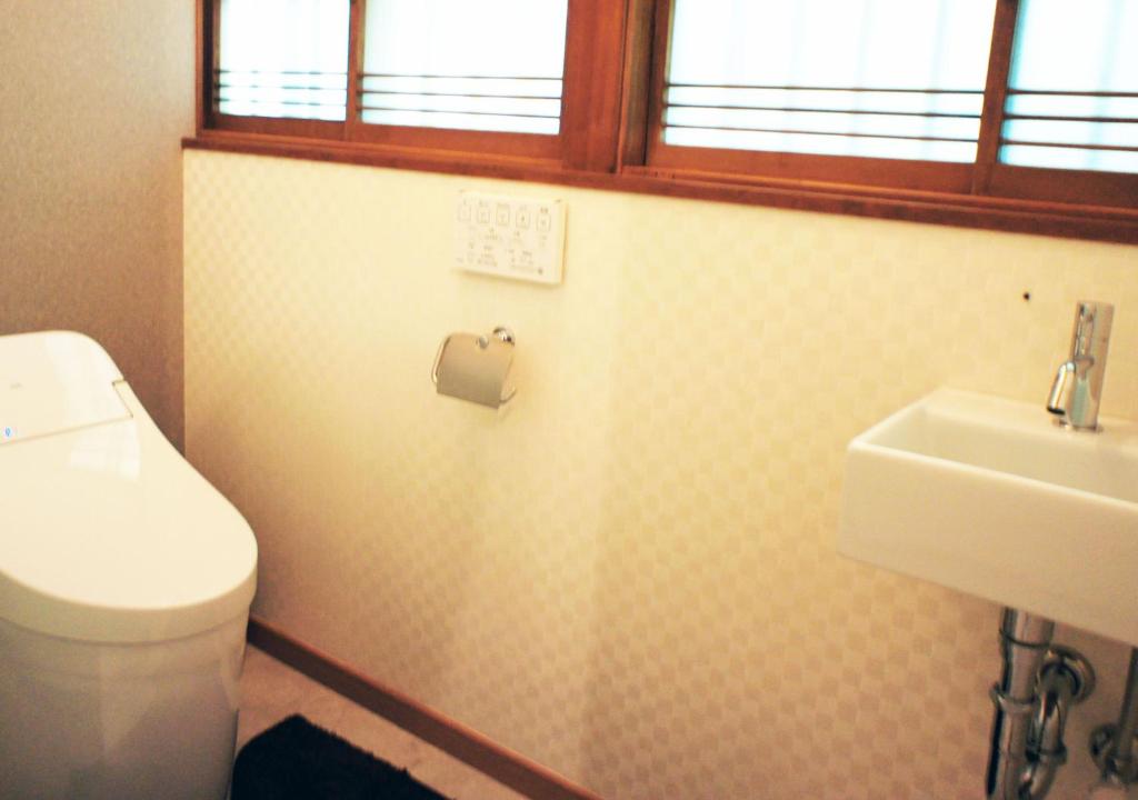 Koupelna v ubytování ATAMI SPRING TERRACE HOTEL