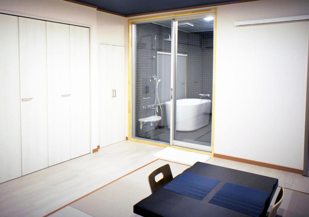 Koupelna v ubytování ATAMI SPRING TERRACE HOTEL