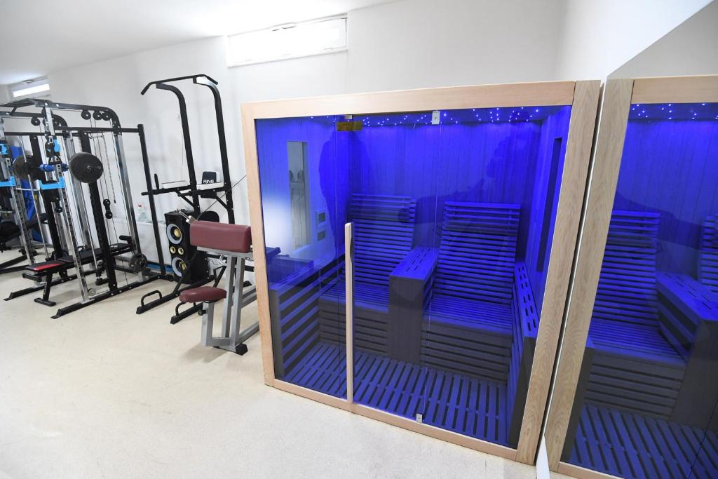 Posilňovňa alebo fitness centrum v ubytovaní Exclusive Apartments WithLove Zadar