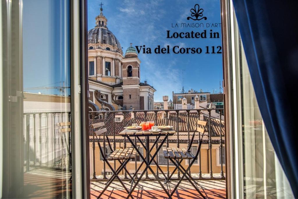 
Double Room with Balcony - Annex building Via del Corso 112
