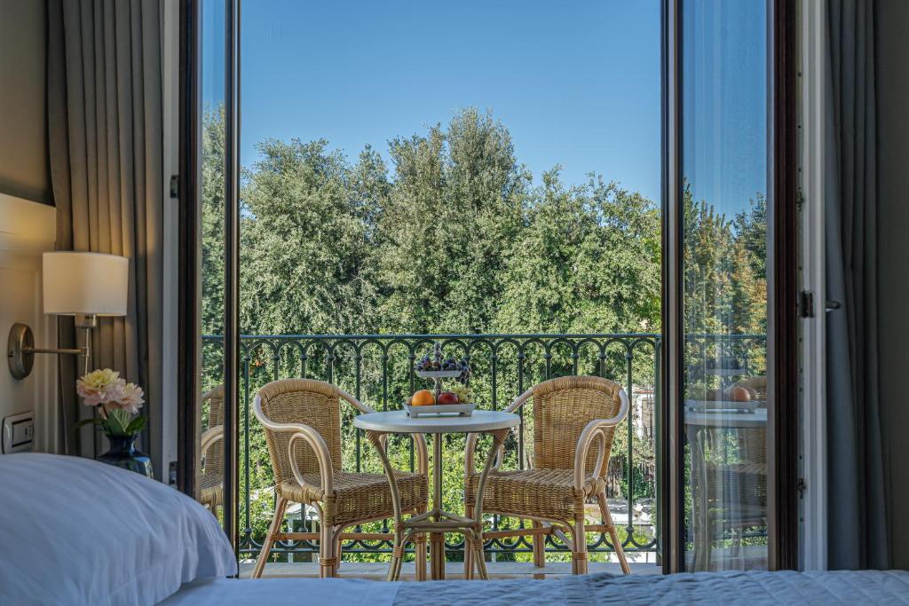 Balkón nebo terasa v ubytování Hotel Capri