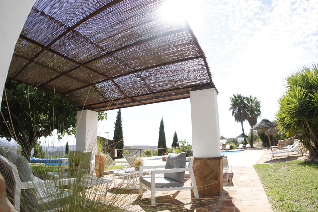 The swimming pool at or close to La Posada del Torcal