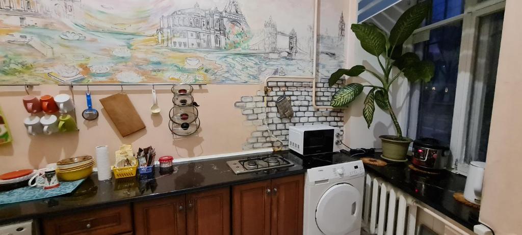 Cucina o angolo cottura di Dja Hostel