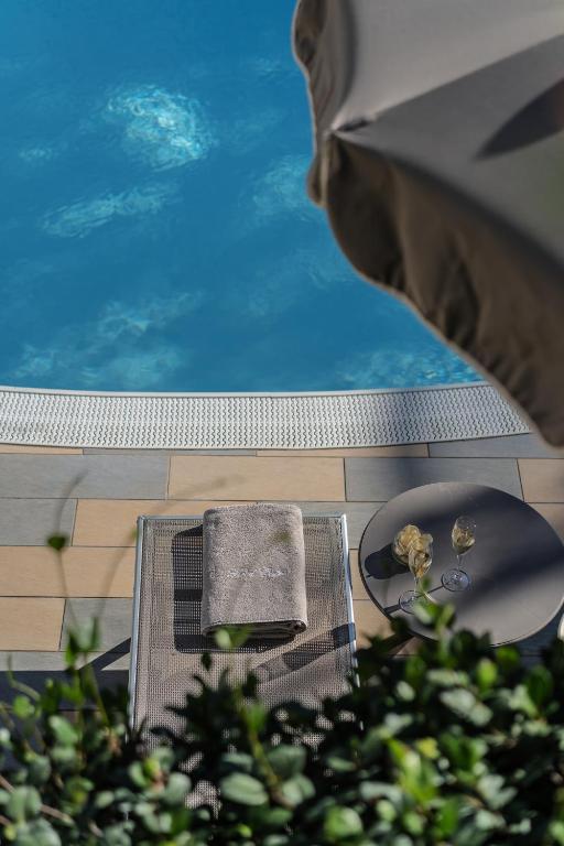 Balkón nebo terasa v ubytování Hotel Capri