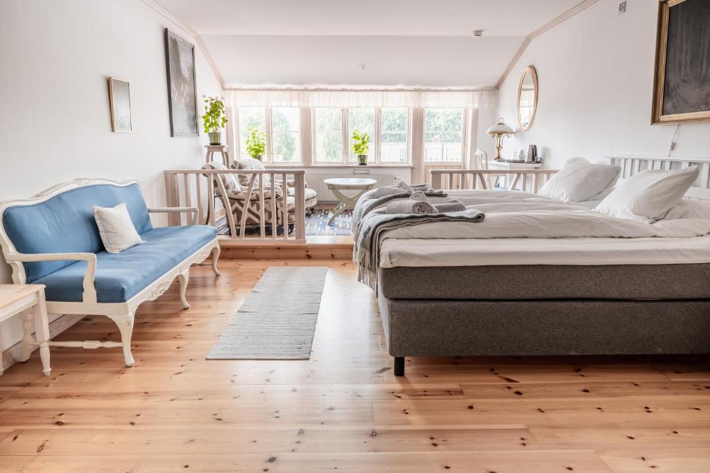 Posezení v ubytování Hotell Klockargården
