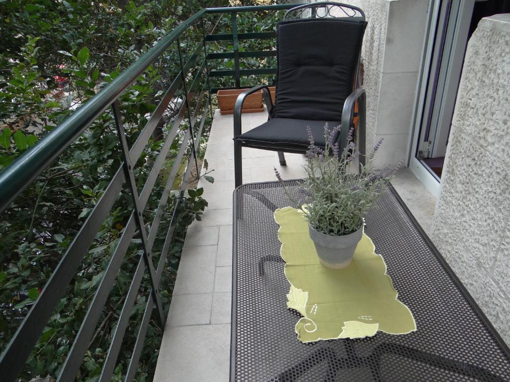 Balkón nebo terasa v ubytování Rooms Stella