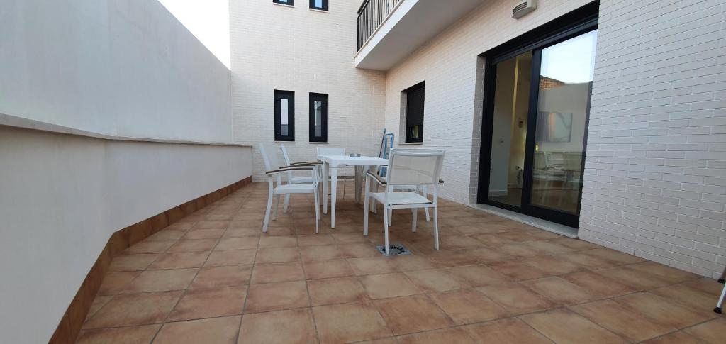 A balcony or terrace at CARLOS APARTAMENTo