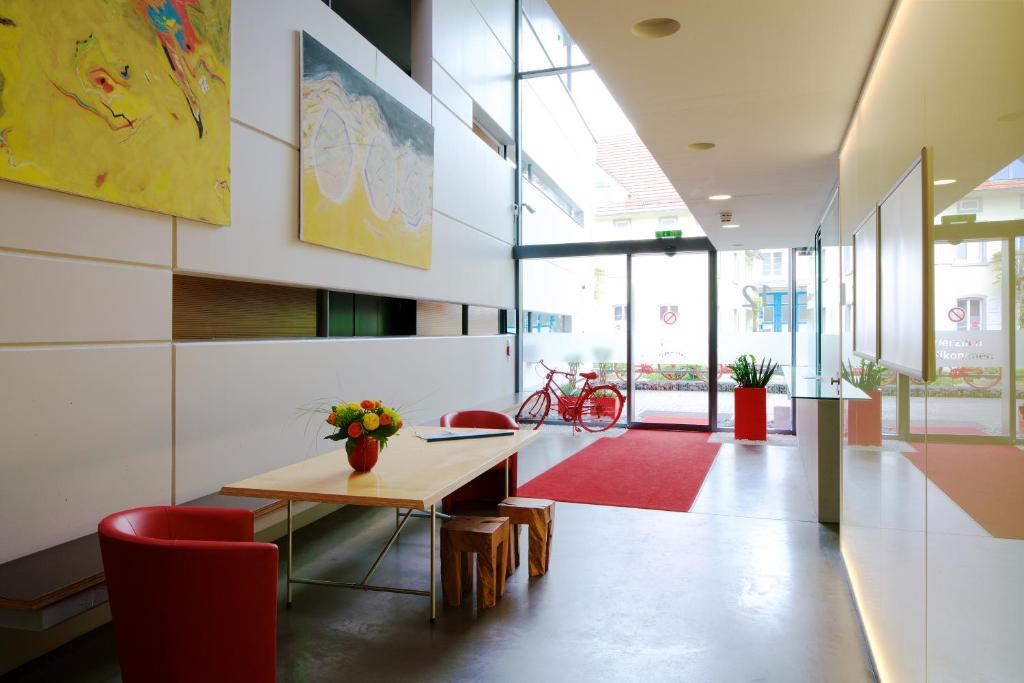Posezení v ubytování Bed & Breakfast Rotes Haus