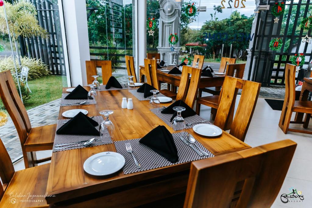 Restaurace v ubytování Lakegala Resort