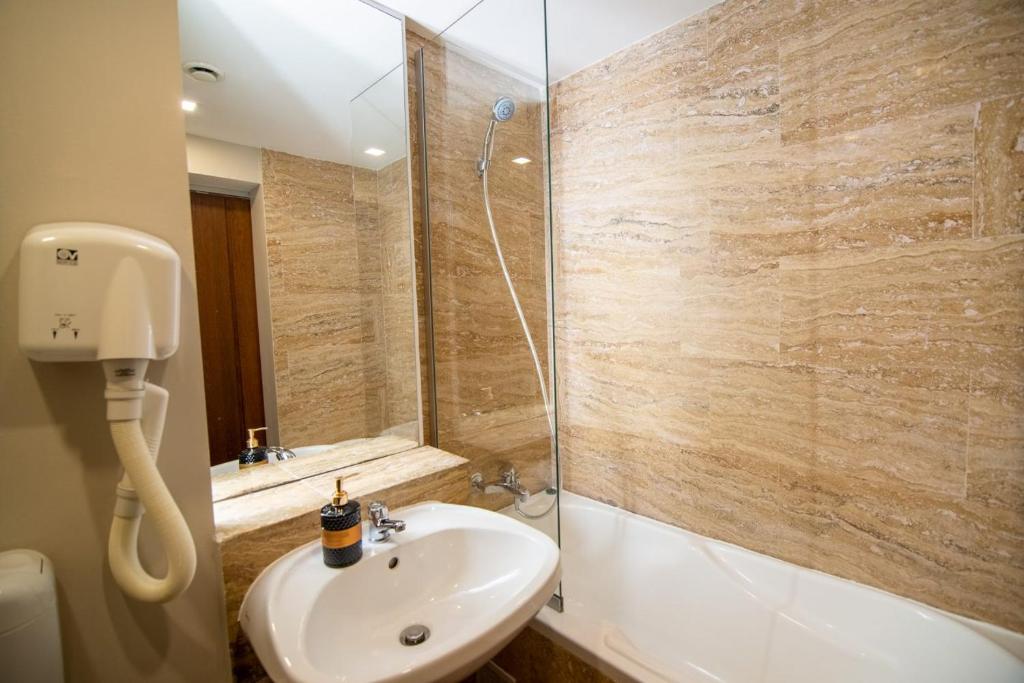 Koupelna v ubytování HOTEL VITAL