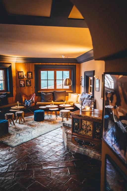 Posezení v ubytování Hotel Sportalm - Adults Only Boutique Hotel