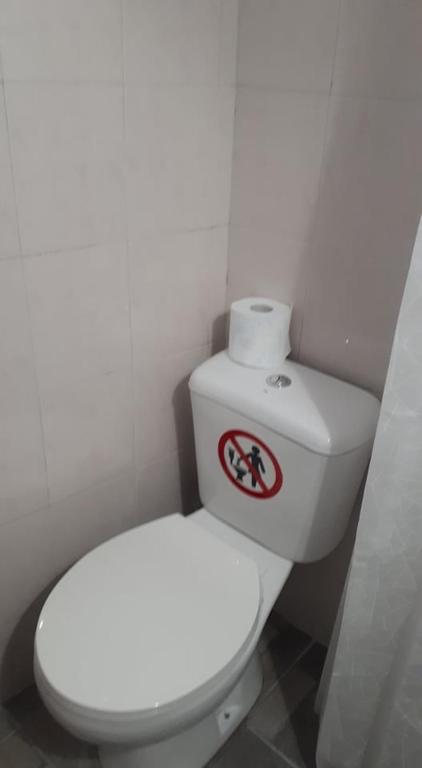 A bathroom at Traditional Stone house