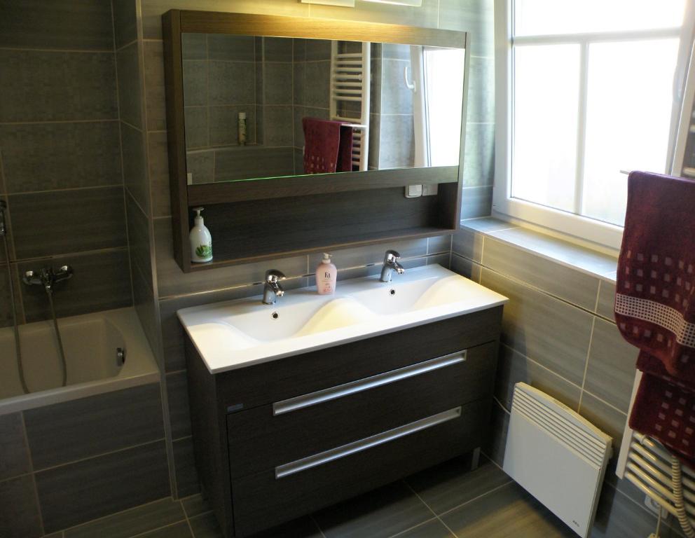 Koupelna v ubytování Apartmán Radmila