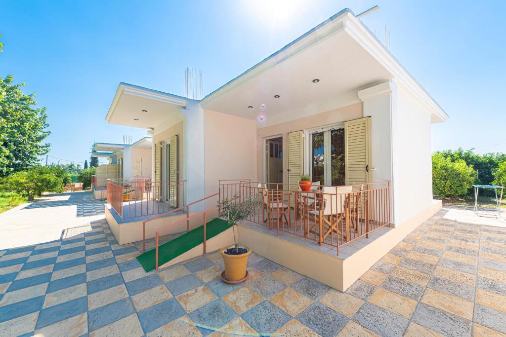 Balkón nebo terasa v ubytování Anesis Residence