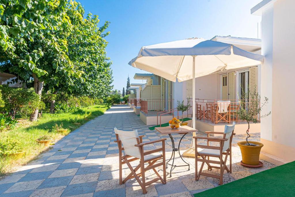 Zahrada ubytování Anesis Residence