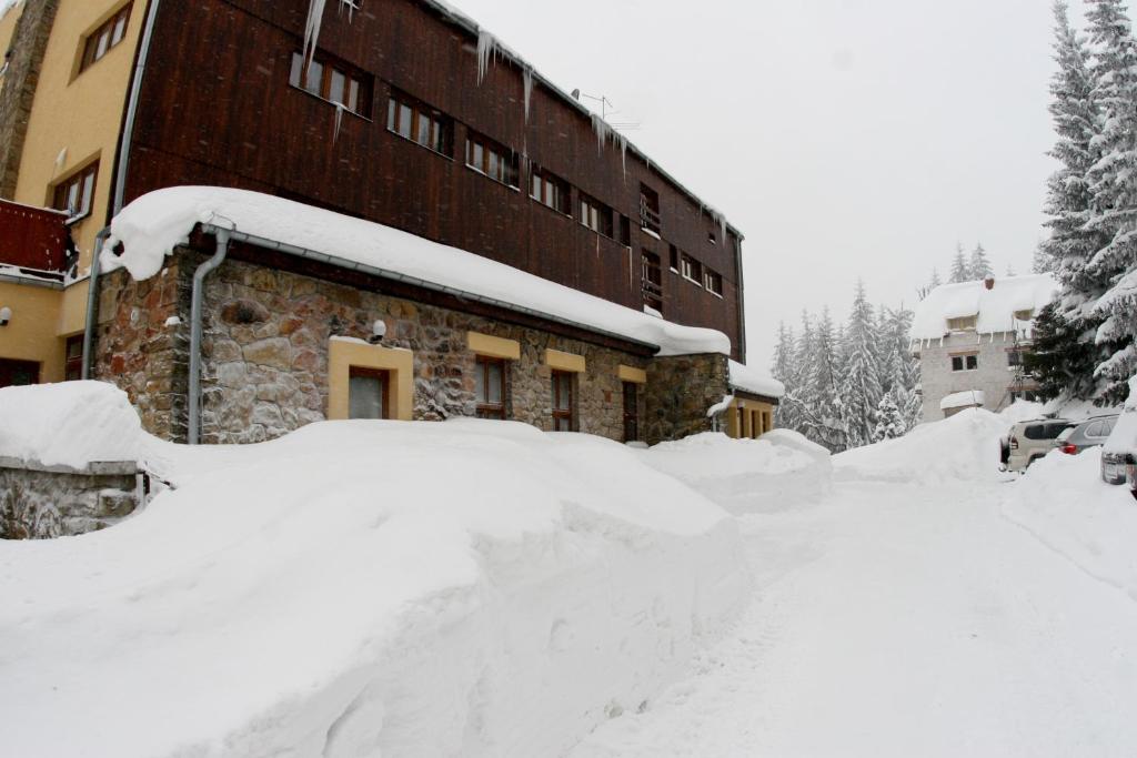 Apartmán Bílý Kříž v zimě