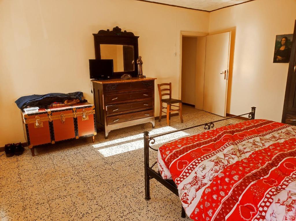 Postel nebo postele na pokoji v ubytování Antico Casolare da Francesca