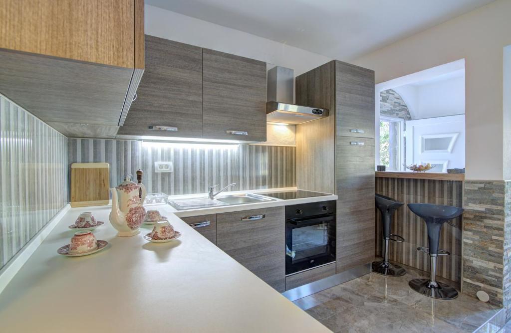 Kuchyňa alebo kuchynka v ubytovaní House of Velebit Adria