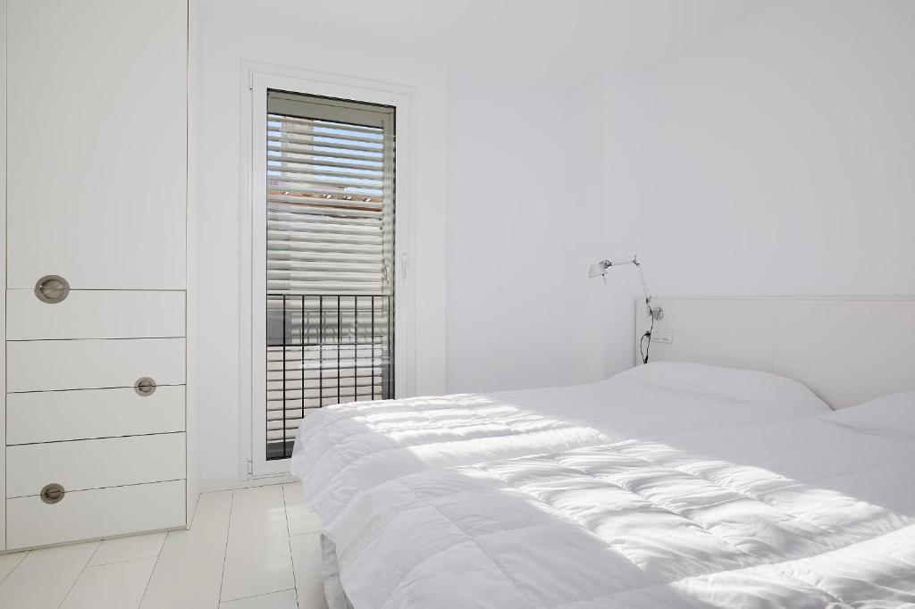 Posteľ alebo postele v izbe v ubytovaní Canvas Apartments&Lofts