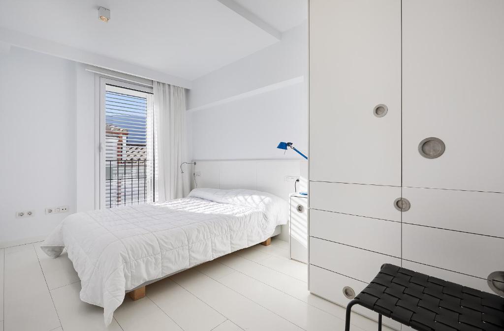 Posteľ alebo postele v izbe v ubytovaní Canvas Apartments&Lofts