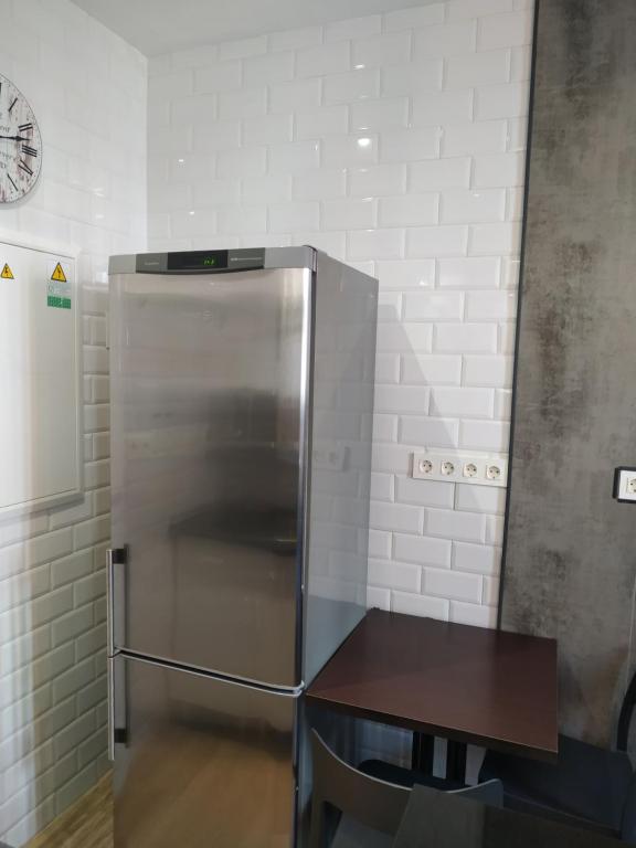 Kuchyňa alebo kuchynka v ubytovaní Altozano Room III, Estudió centro de Málaga Gayfriendly, Wi-Fi gratis