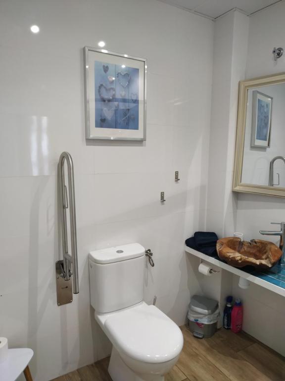 Kúpeľňa v ubytovaní Altozano Room III, Estudió centro de Málaga Gayfriendly, Wi-Fi gratis