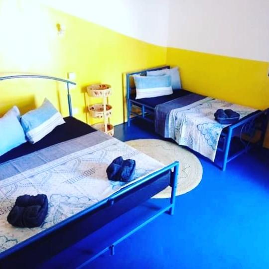 Postel nebo postele na pokoji v ubytování Furaha B&B Kendwa