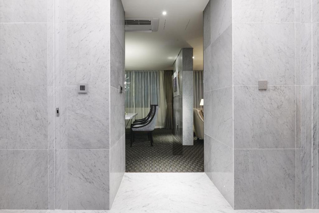 Koupelna v ubytování Jeongseon Intoraon Hotel