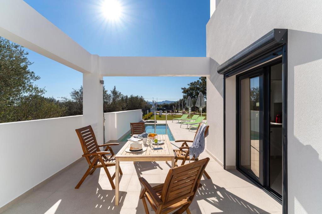 Balkón nebo terasa v ubytování Domus Oliva Villas