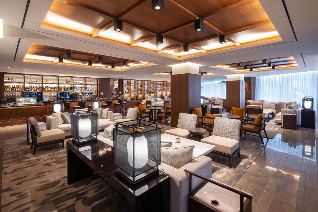 Uma área de estar em The Ambassador Seoul - A Pullman Hotel