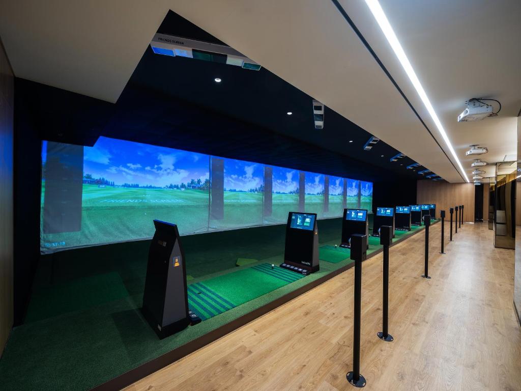 Uma TV ou centro de entretenimento em The Ambassador Seoul - A Pullman Hotel