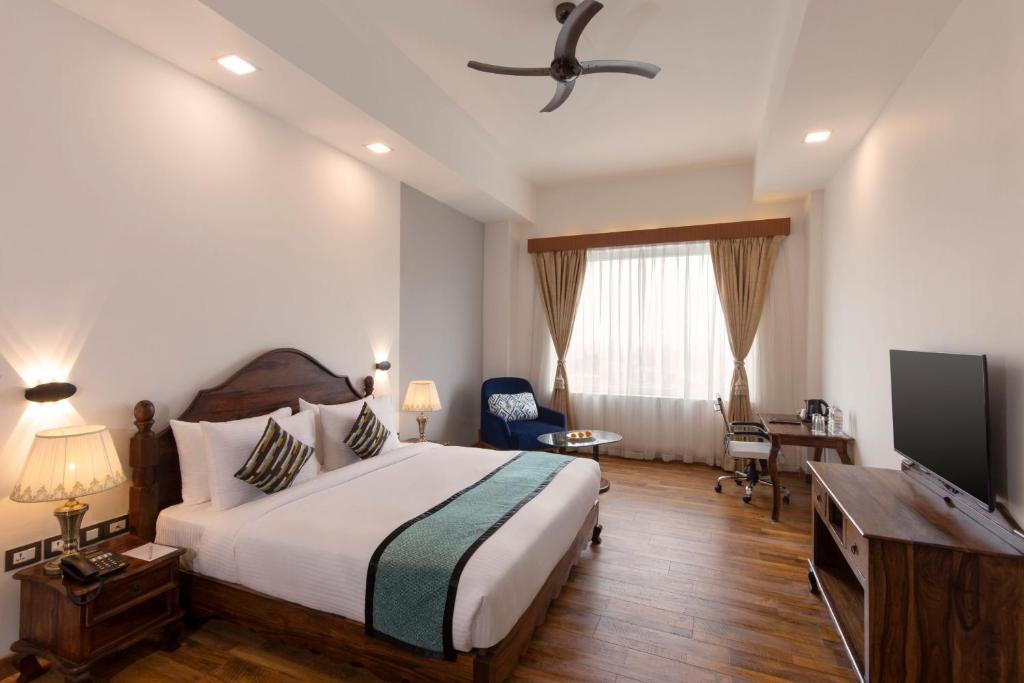 Postel nebo postele na pokoji v ubytování Himal Resort
