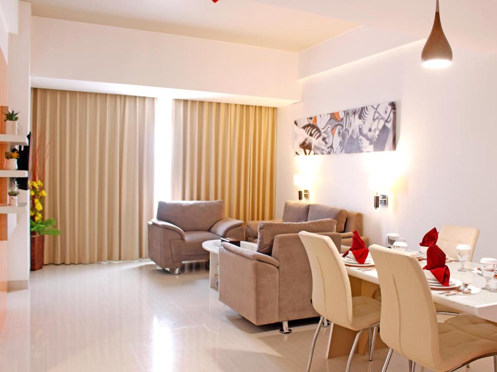 Posezení v ubytování HARRIS Hotel Samarinda