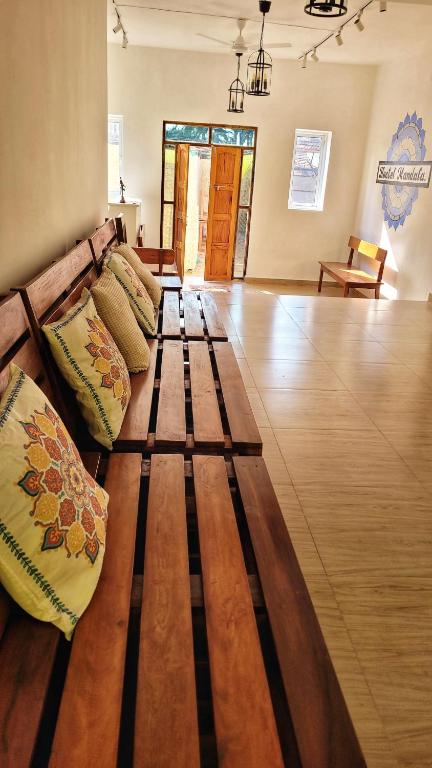 Posezení v ubytování Hostel Mandala