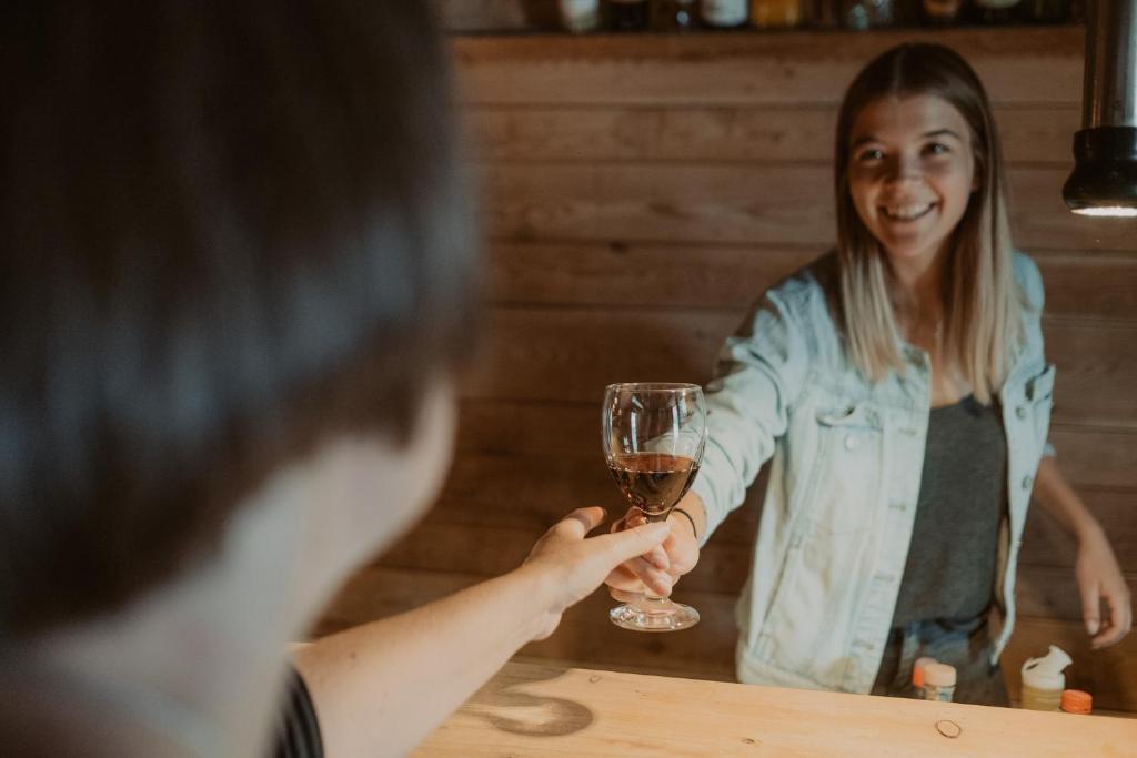 Nápoje v ubytování Gogererhof App Maria