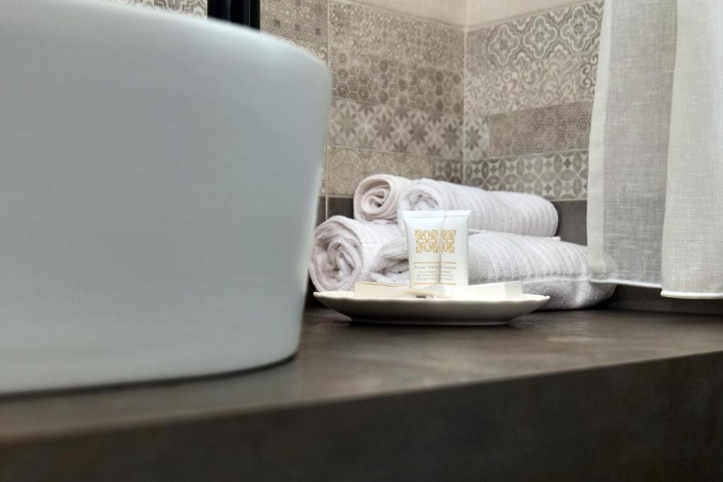Postel nebo postele na pokoji v ubytování Relais Marlene