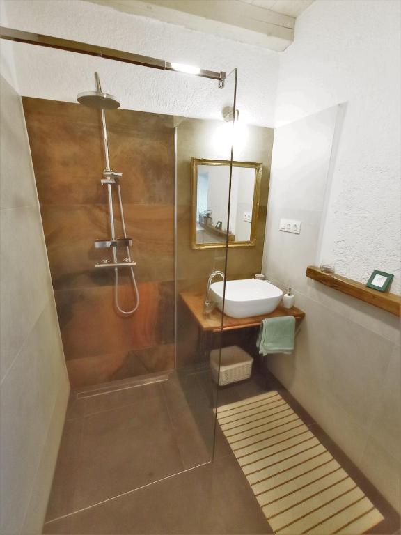 Kúpeľňa v ubytovaní 400 Éves Ház Vendégház