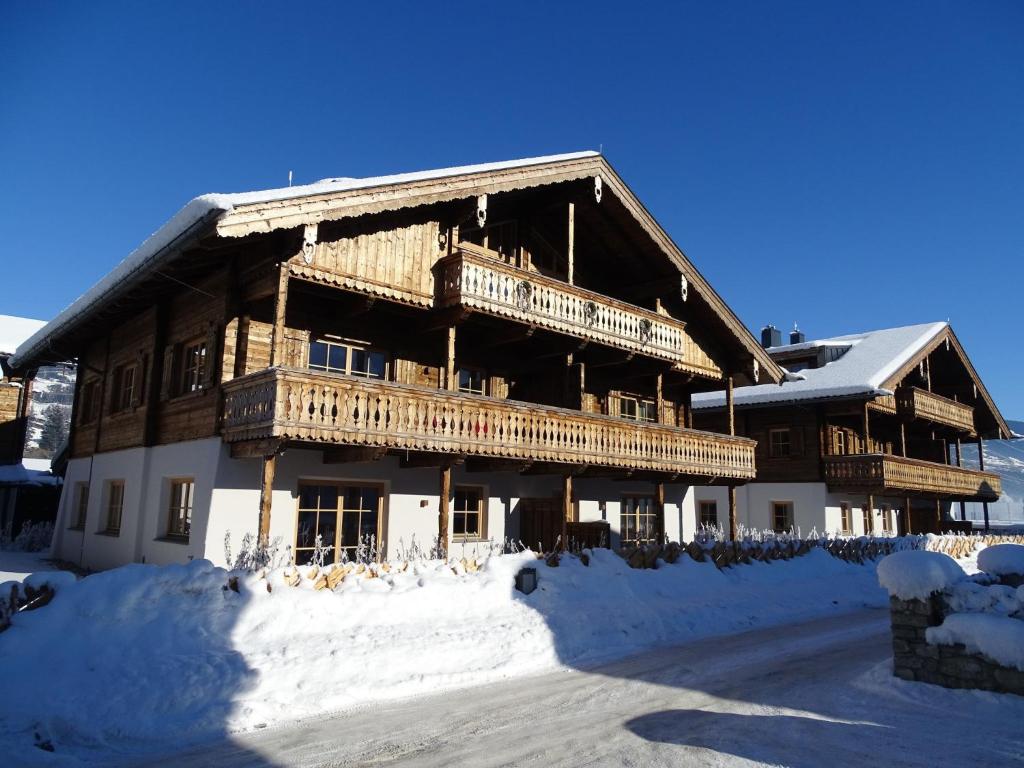 Apartment in ski area KitzSki Hollersbach v zime