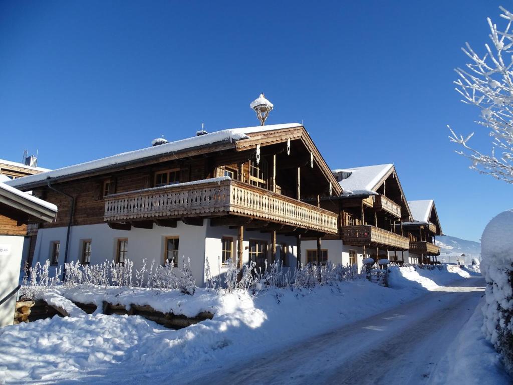 Apartment in ski area KitzSki Hollersbach v zime