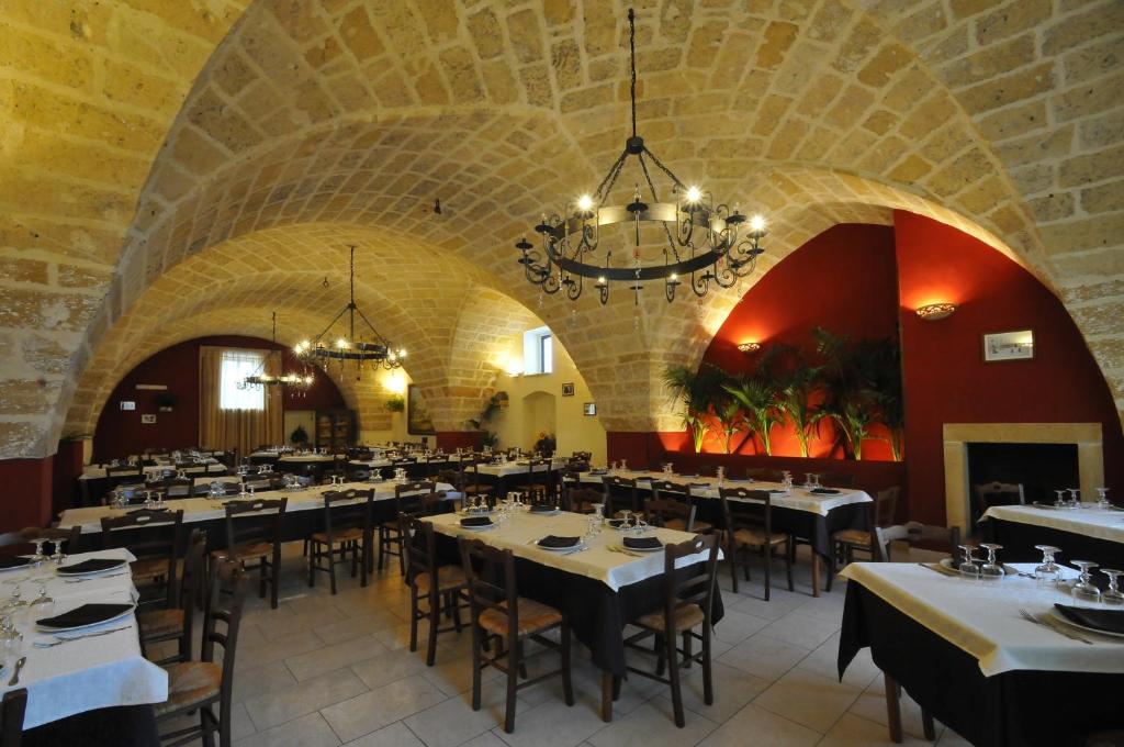 Restaurace v ubytování Masseria La Duchessa