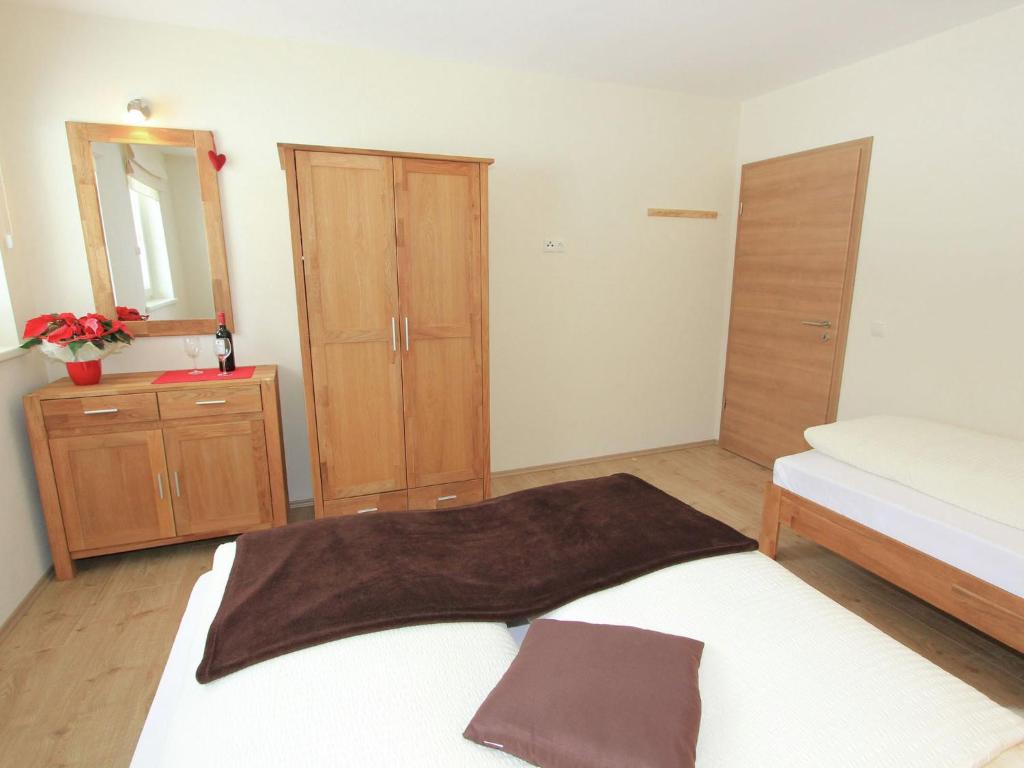 Posteľ alebo postele v izbe v ubytovaní Apartment near ski area in Aschau in Tyrol
