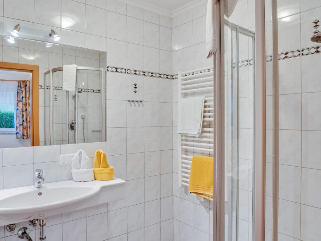 Kúpeľňa v ubytovaní Modern apartment in Salzburger with terrace