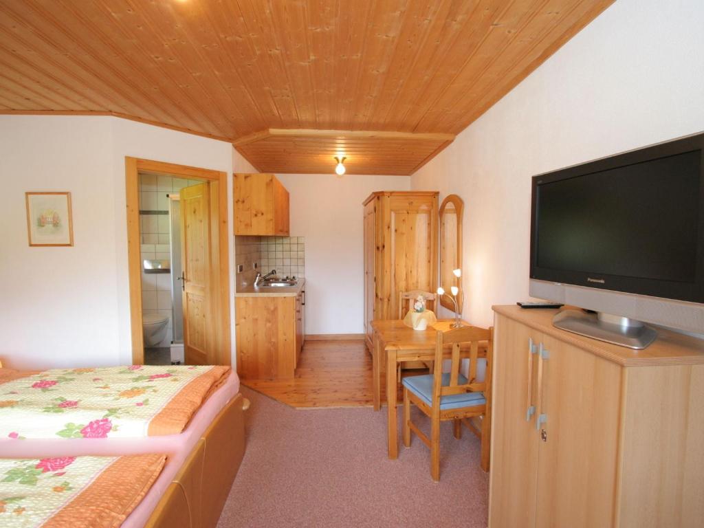 Televízia a/alebo spoločenská miestnosť v ubytovaní Splendid Apartment in Schladming with Sauna