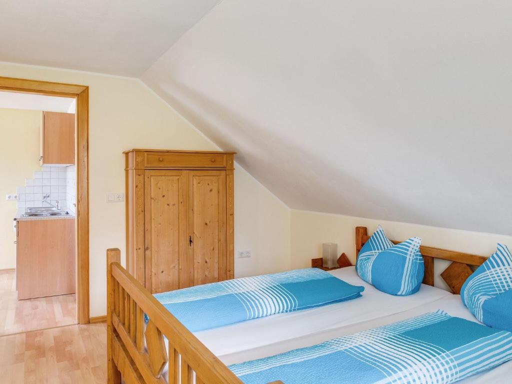 Postel nebo postele na pokoji v ubytování Apartment in Styria near Grebenzen Ski Area