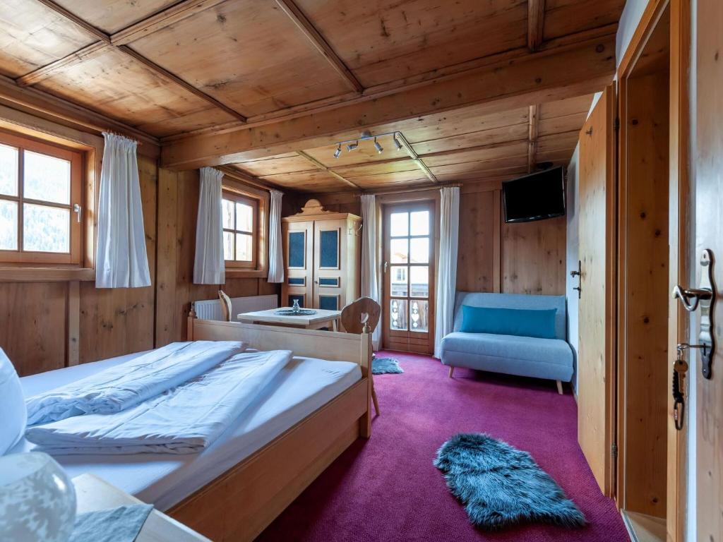 Posteľ alebo postele v izbe v ubytovaní Beautiful flat in Kirchberg near the ski area