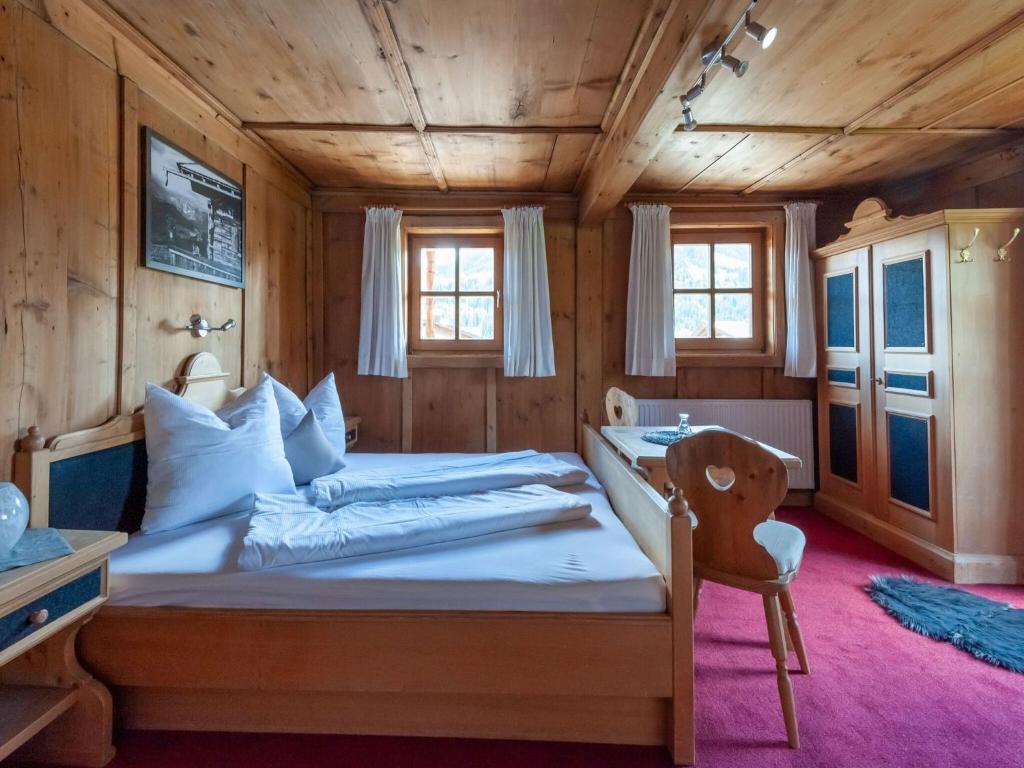 Posteľ alebo postele v izbe v ubytovaní Beautiful flat in Kirchberg near the ski area